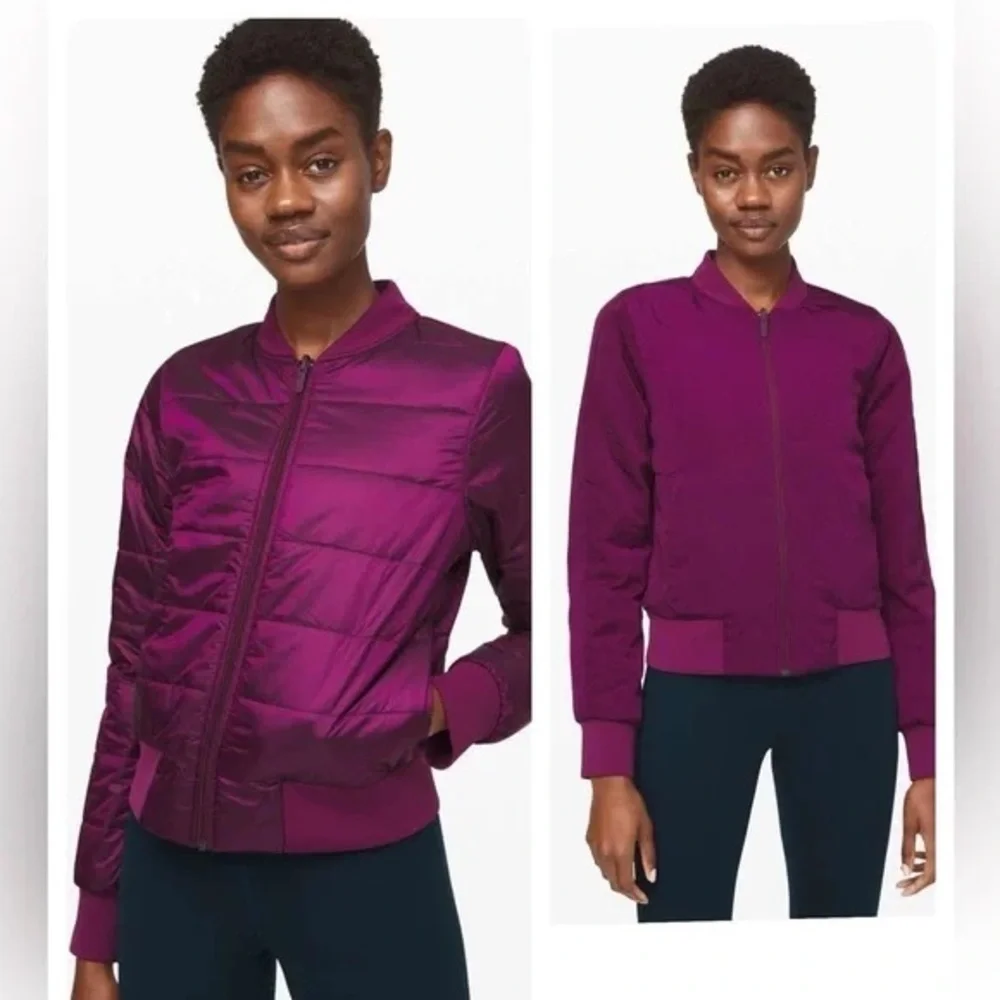 Lululemon Non-Stop Bomber *Reversible *Marvel - size 4 - Picture 1 of 8